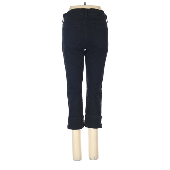 NYDJ Dayla Bottom Cuff Mid Rise Capri Jeans 4P - Picture 2 of 15